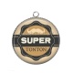 Pendentif Cabochon Argent - super tonton