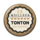 Cabochon Résine - le meilleur tonton du monde