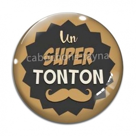Cabochon Verre - un super tonton