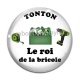 Cabochon Verre - tonton le roi de la bricole