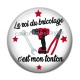 Cabochon Résine - le roi de la bricole c'est mon tonton