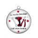 Pendentif Cabochon Argent - tonton le roi du bricolage