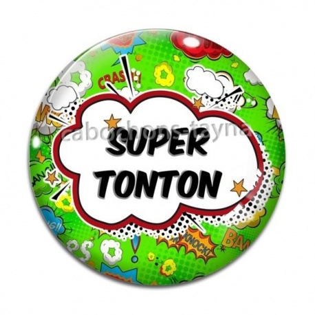 Cabochon Verre - super tonton