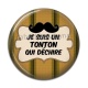 Cabochon Résine - je suis un tonton qui déchire