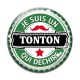 Cabochon Verre - je suis un tonton qui déchire