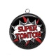 Pendentif Cabochon Argent - super tonton