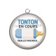 Pendentif Cabochon Argent - tonton en cours, veuillez patienter
