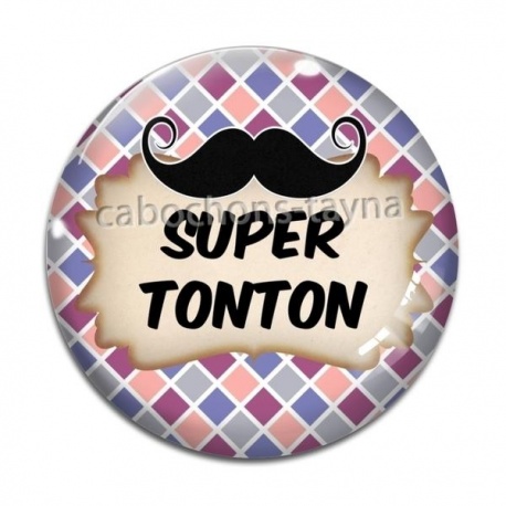 Cabochon Verre - super tonton