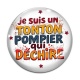 Cabochon Verre - je suis un tonton qui déchire
