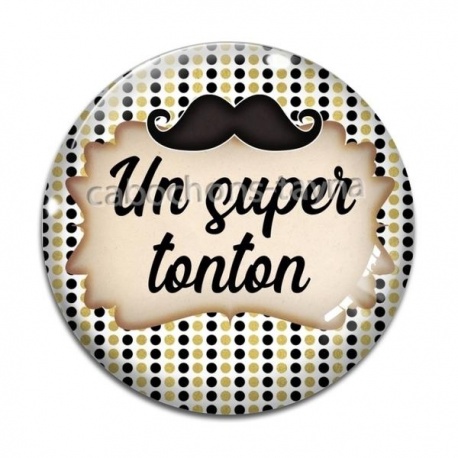 Cabochon Verre - super tonton