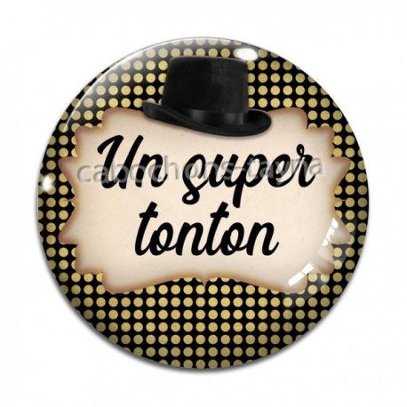 Cabochon Verre - un super tonton