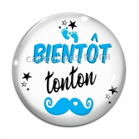 Cabochon Verre - bientôt tonton