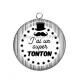 Pendentif Cabochon Argent - j'ai un super tonton
