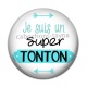 Cabochon Résine - je suis un super tonton