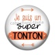 Cabochon Résine - je suis un super tonton