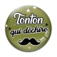 Cabochon Verre - tonton qui déchire