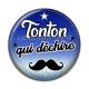 Cabochon Résine - tonton qui déchire