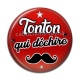 Cabochon Résine - tonton qui déchire