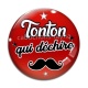 Cabochon Verre - tonton qui déchire