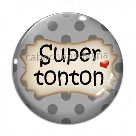 Cabochon Verre - super tonton