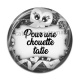 Cabochon Résine - pour une chouette tatie
