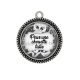 Pendentif Cabochon Argent - pour une chouette tatie