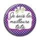 Cabochon Résine - je suis la meilleure tata