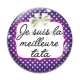 Cabochon Verre - je suis la meilleure tata