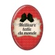Cabochon Résine Ovale - meilleure tatie du monde