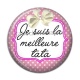 Cabochon Résine - je suis la meilleure tata