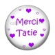 Cabochon Résine - merci tatie