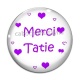 Cabochon Verre - merci tatie
