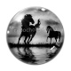 Cabochon Verre - cheval