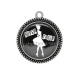 Pendentif Cabochon Argent - super tatie