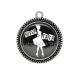 Pendentif Cabochon Argent - super tata
