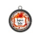 Pendentif Cabochon Argent - super tata