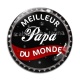 Cabochon Verre -  meilleur papa du monde