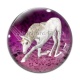 Cabochon Verre - licorne