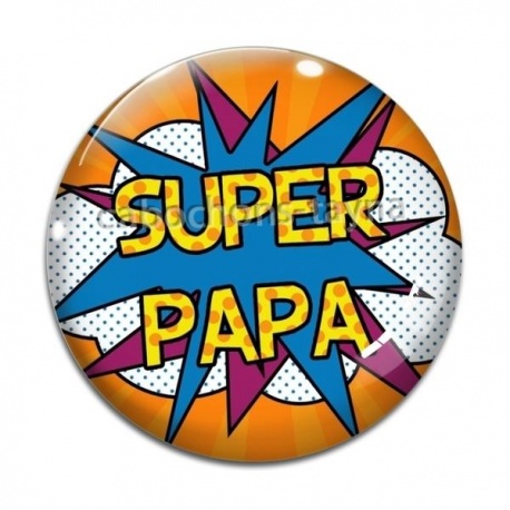 Cabochon Verre - super papa