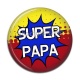 Cabochon Résine - super papa