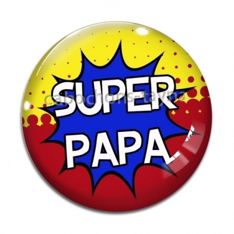 Cabochon Verre - super papa