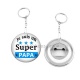Porte clés décapsuleur - je suis un super papa