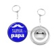 Porte clés décapsuleur - super papa