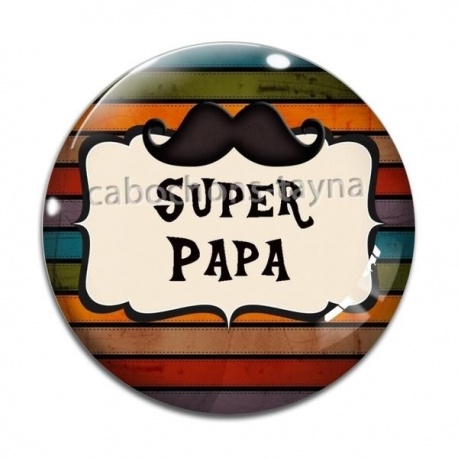 Cabochon Verre - super papa