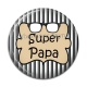 Cabochon Résine - super papa