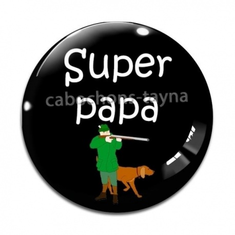Cabochon Verre - super papa