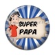 Cabochon Résine - super papa