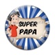 Cabochon Verre - super papa