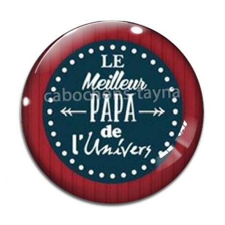 Cabochon Verre - le meilleur papa