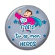 Cabochon Résine - papa tu mon heros